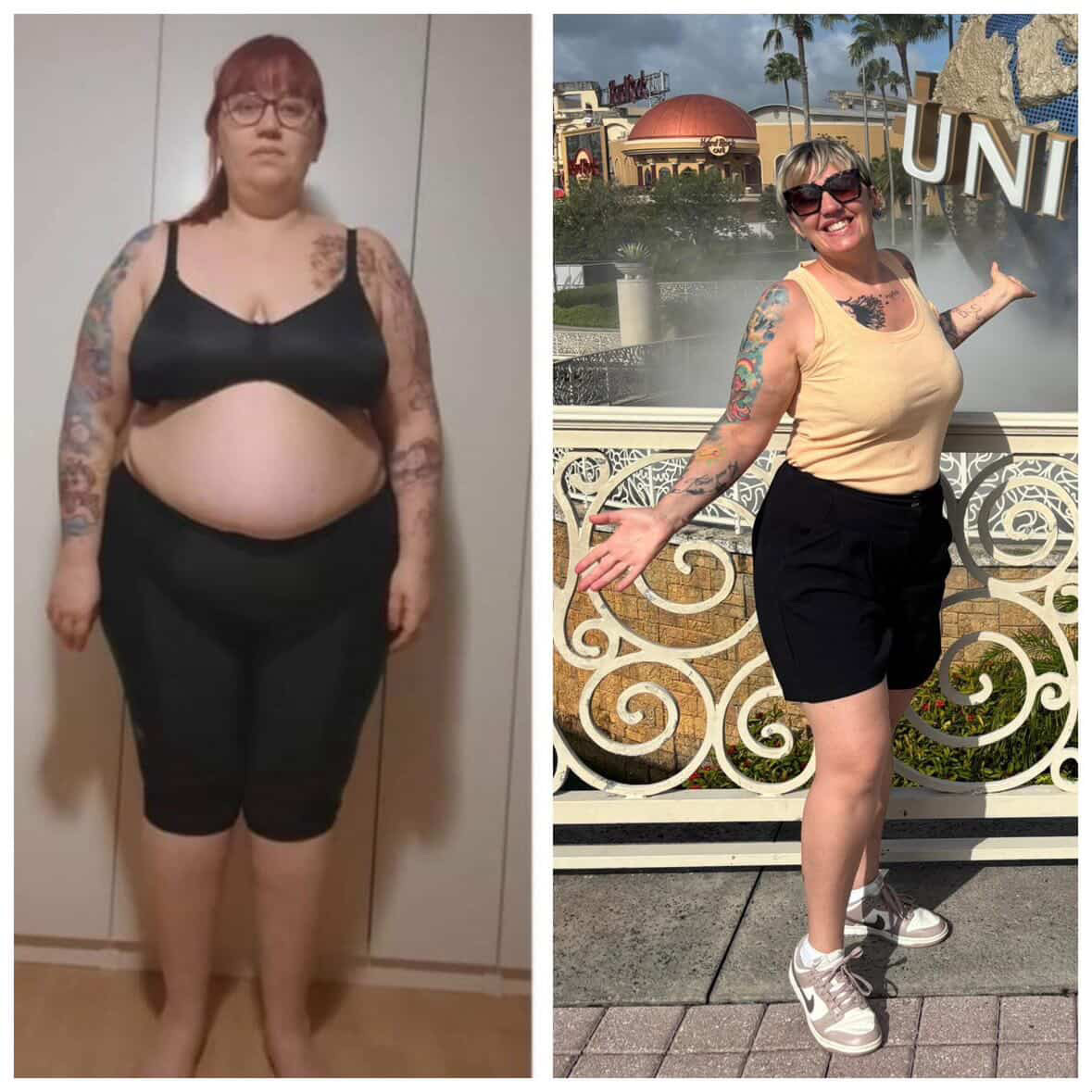 Transformation avant apr&egrave;s